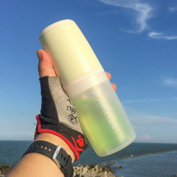Candy Color High Temperature Glass Portable Split Water Cup With Handle Candy Color High Temperature Glass Portable Split Water Cup With Handle