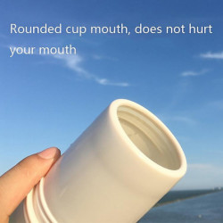 Candy Color High Temperature Glass Portable Split Water Cup With Handle Candy Color High Temperature Glass Portable Split Water Cup With Handle