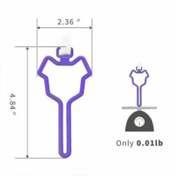 Pet Supplies Dog Poop Bag Holder with Sturdy Durable Traction Rope