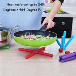 3 Pcs Cross-shaped Folding Placemat, Random Color Delivery 3 Pcs Cross-shaped Folding Placemat, Random Color Delivery