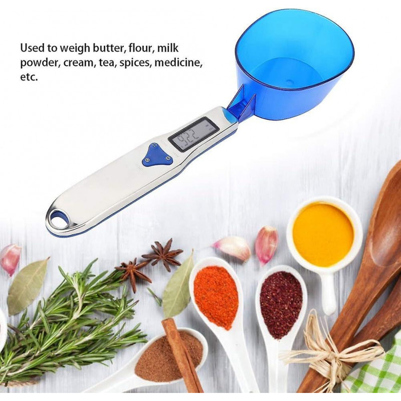 Spoon Scale, 500g/0.1g Lcd Display Digital Kitchen Food Spoon Scale Coffee Bake Measuring Cups, With 3 Detachable [...]