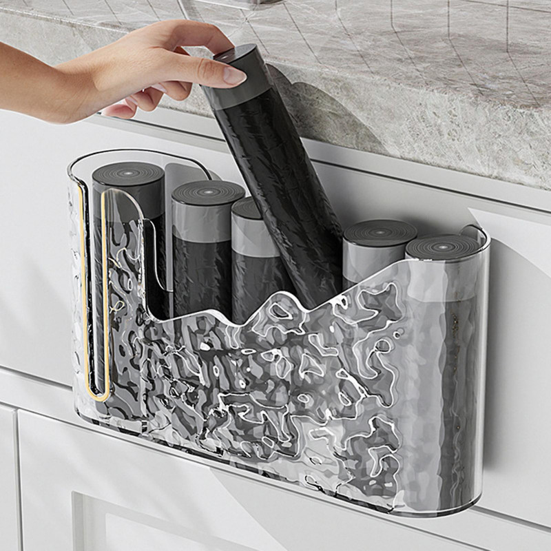 Clear Garbage Bag Storage Box Extra Length Height Wall Mounted Trash Bag Holder Easy Installation Garbage Bag [...]