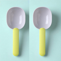 Set Of 2 Dog Food Spoons - Abs - Green Set Of 2 Dog Food Spoons - Abs - Green