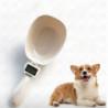 800g / 1g Pet Food Scale Cup pour chien Chat Feeding Bowl Cuisine Scale Spoon Feeding