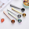 5pcs Coffee Scoop Clip,2-in-1 Coffee Measuring Spoon With Sealing Clips, Long Handle Spoon Bag Clip