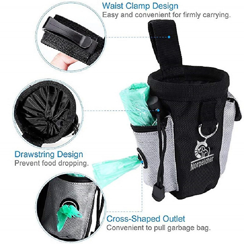 Treat Bag Large Capacity Pet Strong Belt Clip Dog Supplies