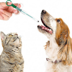 4 pièces Cat Pill Shooter Pill Dispenser Dog Seringue Réutilisable Pet Medicine Feeder pour petits animaux