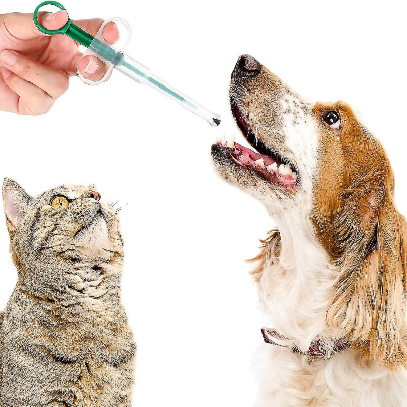 4 pièces Cat Pill Shooter Pill Dispenser Dog Seringue Réutilisable Pet Medicine Feeder pour petits animaux
