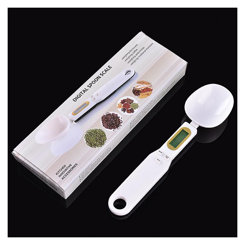 Digital Scale Spoon - 2-in-1 Spoon For Measuring & Weighing Small Amounts - Precision Food Scale For Ingredients [...]