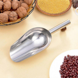 Multifunctional Scoops Stainless Steel Shovel for Pet Food Dry Goods Candies Popcorn Spices FlourRandom Handle Style Multifunctional Scoops Stainless Steel Shovel for Pet Food Dry Goods Candies Popcorn Spices FlourRandom Handle Style