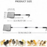 3 in 1 Stretchable Chicken Poop Scooper Chicken Coop Accessories Sifting Shovel for Litter Scoop Supplies [...]