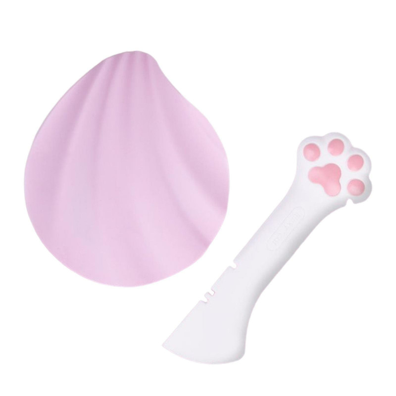 Pet Food Can Cover Sealer Silicone Can Universal Silicone Dog Cat Canned Lid Pink With Pinkspoon