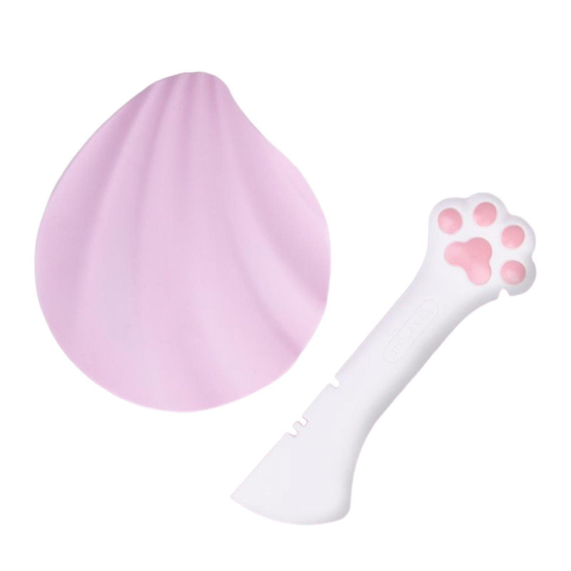 Pet Food Can Cover Sealer Silicone Can Universal Silicone Dog Cat Canned Lid Pink With Pinkspoon
