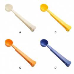 Plastic Spoon Sealer Clips For Food Leak Proof Portable Scoop Bag Clips For Candies Chips Cornflakes Coffee Plastic Spoon Sealer Clips For Food Leak Proof Portable Scoop Bag Clips For Candies Chips Cornflakes Coffee