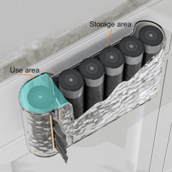 Clear Garbage Bag Storage Box Extra Length Height Wall Mounted Trash Bag Holder Easy Installation Garbage Bag [...]