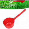 Louche d’eau, cuillère d’eau en plastique Grande capacité Multi Fonction épaissie pour douche (rouge)