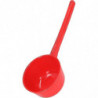 Louche d’eau, cuillère d’eau en plastique Grande capacité Multi Fonction épaissie pour douche (rouge)