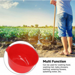 Louche d’eau, cuillère d’eau en plastique Grande capacité Multi Fonction épaissie pour douche (rouge) Louche d’eau, cuillère d’eau en plastique Grande capacité Multi Fonction épaissie pour douche (rouge)
