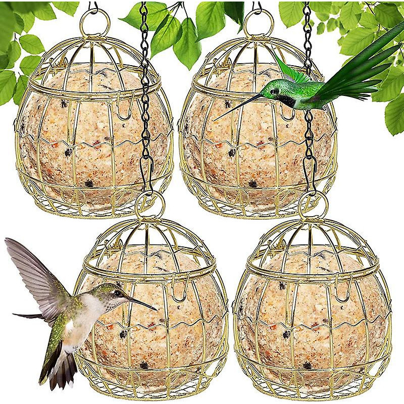 Bird Food Feeding Parrot Feeder Cage Hanging Fruit Nut Container-2 PCS ZD B2