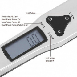500g Precise Electronic Weighing Spoon Dosing Spoon for Spices and Coffee Powder 500g Precise Electronic Weighing Spoon Dosing Spoon for Spices and Coffee Powder