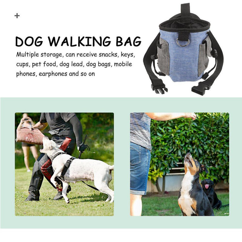Pet Snack Pack Dog Treat Pouch Portable Holder Bag Snacks Treats