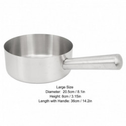 Louche d’eau en acier inoxydable Cuillère à eau longue poignée pour lavage de légumes Cuisine Louche d’eau en acier inoxydable Cuillère à eau longue poignée pour lavage de légumes Cuisine