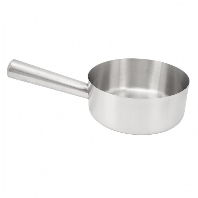 Louche d’eau en acier inoxydable Cuillère à eau longue poignée pour lavage de légumes Cuisine