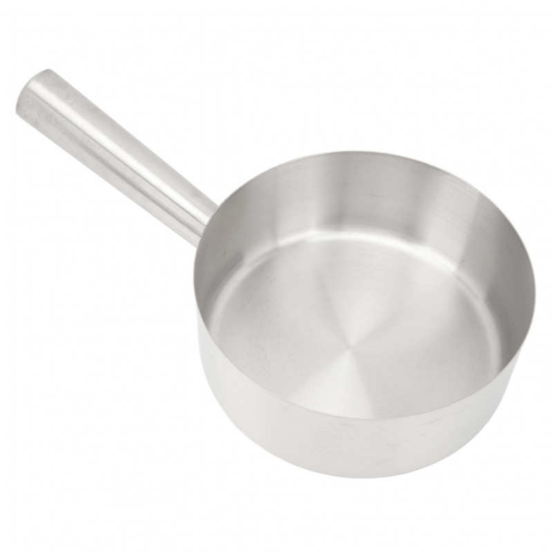 Louche d’eau en acier inoxydable Cuillère à eau longue poignée pour lavage de légumes Cuisine