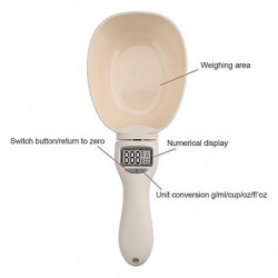 Pet Food Scale Cup With Led Display 800g/1g Measuring Scoop Cup Pet Feeder Cup Kitchen Scale Spoon Pet Food Scale Cup With Led Display 800g/1g Measuring Scoop Cup Pet Feeder Cup Kitchen Scale Spoon