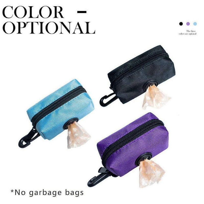 Pet Holder Hook Pouch Dispenser Waste Dog Puppy Pick-up Travel Bags Poop --us
