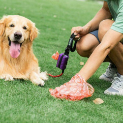 Pet Holder Hook Pouch Dispenser Waste Dog Puppy Pick-up Travel Bags Poop --us