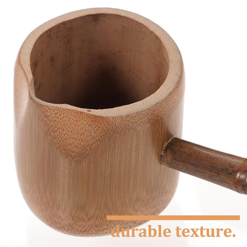 Bathtub Accessories Water Bath Ladle Wooden Spoon Ladle Hair Washing Water Scoop Bamboo Water Scoop Water Ladle Cup