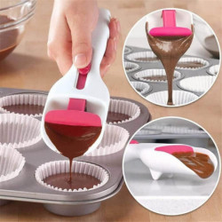 Cupcake scoop,one-touch sliding button dispenses batter DIY kitchen baking tools (D-4) Cupcake scoop,one-touch sliding button dispenses batter DIY kitchen baking tools (D-4)