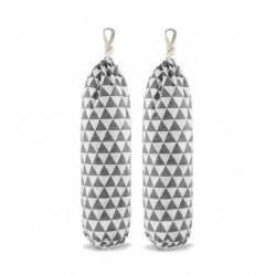 Plastic Bag Holder, Foldable Washable Grocery Bag Dispenser Recycling Shopping Bag Organizer Grocer