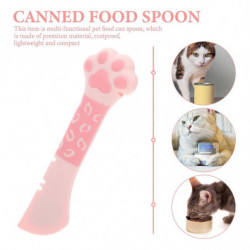 Silicone Cat Wet Food Spoon Manual Can Opener Multi-functional Pet Food Can Scoop Silicone Cat Wet Food Spoon Manual Can Opener Multi-functional Pet Food Can Scoop
