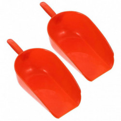 2Pcs Feeding Shovel Reusable Plastic Scoop Large Shovel Multi-use Poultry Feed Shovel for Farm Feeding 2Pcs Feeding Shovel Reusable Plastic Scoop Large Shovel Multi-use Poultry Feed Shovel for Farm Feeding