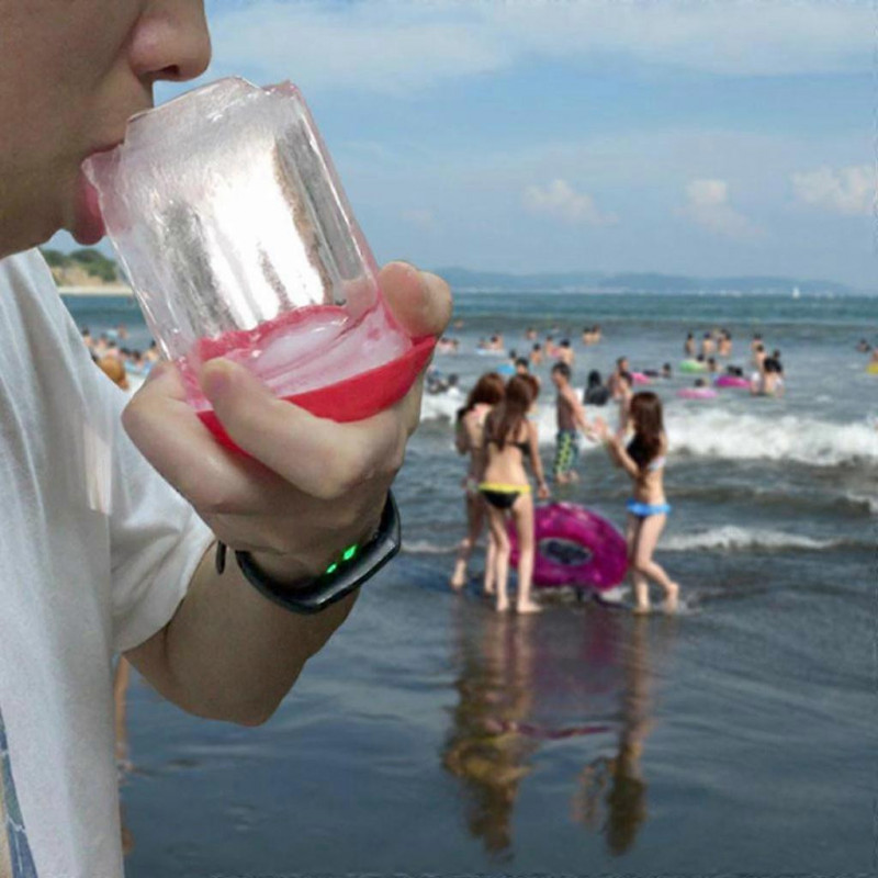Large Capacity Plastic Water Cup Ice Cup Summer Water Cup Portable Ice