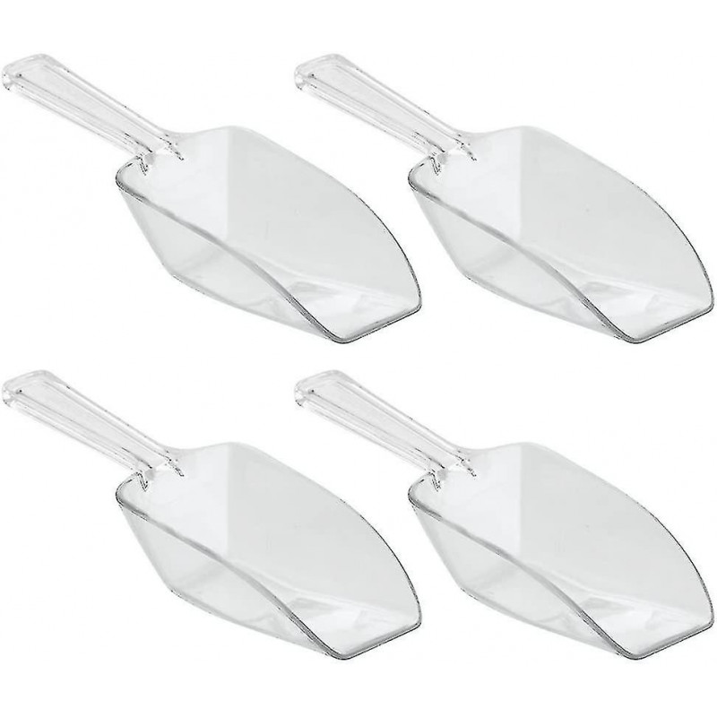 Measuring Scoop Set Of 4, Large Measuring Spoons Made Of Durable Plastic, Scoops For Sweets, Pantry And Utility Room