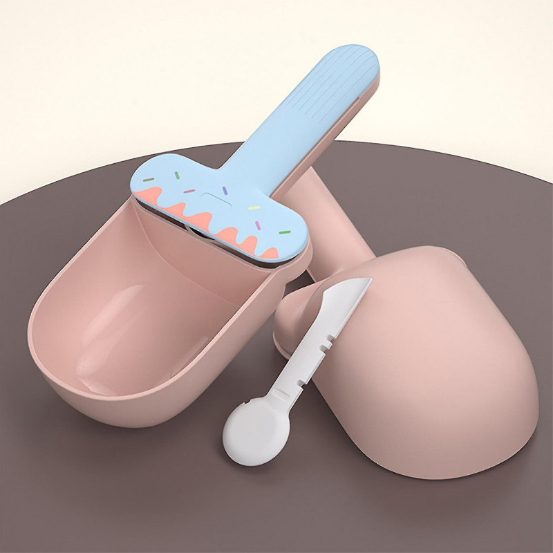 Ice Cream Shaped Large Dog Food Spoon For Feeding Pups And Kits