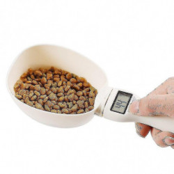 800g / 1g Pet Food Scale Cup pour chien Chat Feeding Bowl Cuisine Scale Spoon Feeding