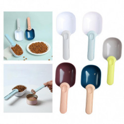 Portable Pet Dog Cat Food Spoon Shovel Garden Compost Animal Feeding Blue White