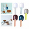 Portable Pet Dog Cat Food Spoon Shovel Garden Compost Animal Feeding Blue White