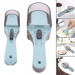 Measuring Spoons Save Space Feeding Tool With Hole And Scale 16x3.8x4.6cm