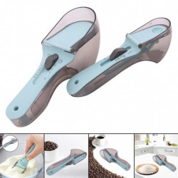 Measuring Spoons Save Space Feeding Tool With Hole And Scale 16x3.8x4.6cm