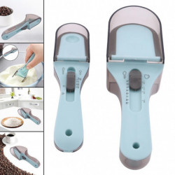 Measuring Spoons Save Space Feeding Tool With Hole And Scale 16x3.8x4.6cm