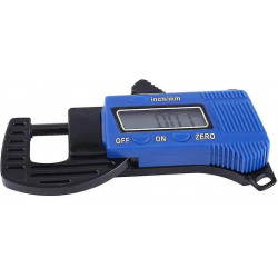 Digital Thickness Gauge Micrometer Blue Electronic Measure Tool Portable With Precise Lcd Display Hardware Tools