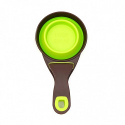 Collapsible Pet Scoop Silicone Measuring Cup Sealing Clip for Food & Water Collapsible Pet Scoop Silicone Measuring Cup Sealing Clip for Food & Water