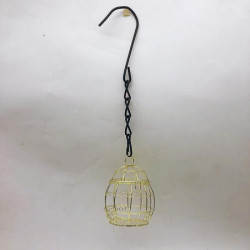 2 PCS Bird Food Feeding Parrot Feeder Cage Hanging Fruit Nut Container 2 PCS Bird Food Feeding Parrot Feeder Cage Hanging Fruit Nut Container