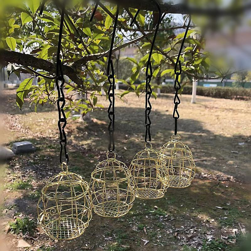 2 PCS Bird Food Feeding Parrot Feeder Cage Hanging Fruit Nut Container