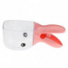 In 1 Pet Food Scoop, Dog, Cat, Rabbit Food Nipples Bag Clip Duck Style Pink